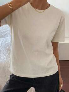 Summer Off-Shoulder T-Shirt - Green - View 8