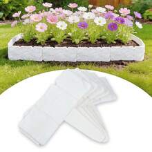 12件套花园景观边界围栏，多种颜色可选，塑料花园围栏，草坪秋季装饰，户外蔬菜和花园易于安装的分隔围栏 - 園藝邊飾T片 - 查看 4