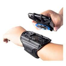 Soporte para teléfono de muñeca, 360°Bandas para Brazo para iPhone 15/14/13/Pro Max/Pro/XR/X/8/7/Plus, se Adapta a Todos los Smartphones de 4-6, 7 Pulgadas, para Running Senderismo - Negro - Ver 2