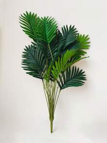 MEHELANY 1Pc Artificial Plants Large Tropical Palm Tree Fake Banana Plants Leaves Real Touch Plastic Monstera Plant For Home Garden Decor, Wedding Party Decorations, Spring And Summer Decoration - Green - View 5