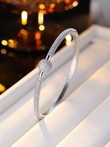 1pc Fashionable & Cute Sphere Design Bracelet, Unique & Exquisite Accessory Suitable For Women's Daily & Date Wear - Bracelet - View 7