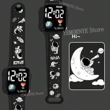 Relojes digitales  Stitch & Lio, relojes con estampado de acción de dibujos animados a la moda, relojes LED de Anime, relojes para niños, regalos de cumpleaños, juguetes - 1 Reloj-B - Ver 11
