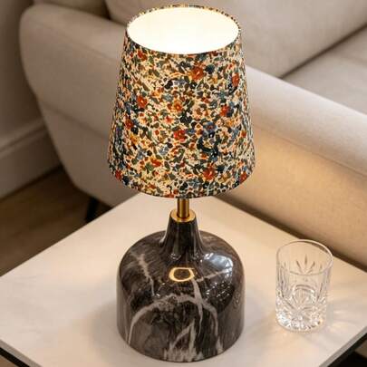 Lámpara de escritorio LED dorada de lujo, estilo árabe, marroquí, islámico y oriental, con protección ocular, sin parpadeo, regulable, portátil, plegable, cuello de cisne, lámpara de mesita de noche, luz nocturna, lámpara de lectura para majlis, dormitorio, sala de estar, oficina en el hogar, Ramadán, Eid, decoración de hogar de alta gama