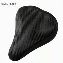 1pc Breathable Quick-Dry Bicycle Seat Cover, 3D Honeycomb Mesh Shock-Absorbing Cycling Saddle, Suitable For Mountain Bike, Road Bike - Multicolor - View 4