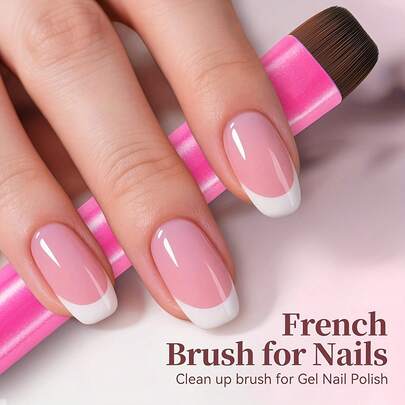 3-In-1 French Nail Brush, Multi-Functional Pointed Tip Precise Nail Art Brush