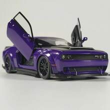 1:32 Challenger SRT Hellcat Redeye V8 de aleación de Metal a Diecast modelo de coche deportivo deúsculo americano colección de decoraciones de Hobby - Morado - Ver 1