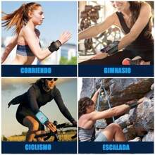 Soporte para teléfono de muñeca, 360°Bandas para Brazo para iPhone 15/14/13/Pro Max/Pro/XR/X/8/7/Plus, se Adapta a Todos los Smartphones de 4-6, 7 Pulgadas, para Running Senderismo - Negro - Ver 8