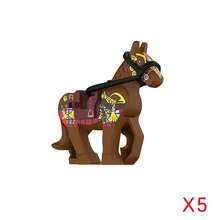 Figuras de Caballeros Militares Medievales y Juego de Bloques de Construcción de Caballos de , Juguetes Militares Medievales con Accesorios para Niños, Regalo - SGM08 - Ver 28
