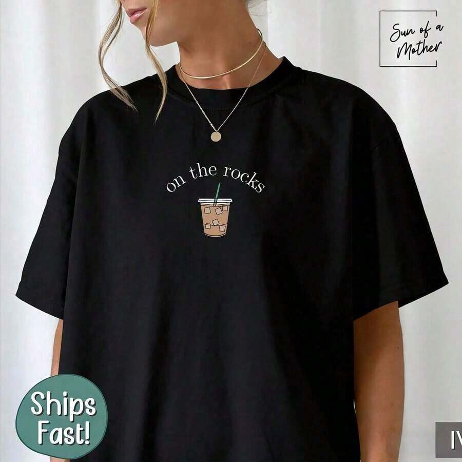 Dam-T-shirts - Svart - Visa 1