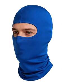1 buah/2 buah Balaclava Warna Polos Unisex, Masker Wajah Tahan Angin untuk Aktivitas Luar Ruangan, Penghangat Leher, Cocok untuk Pemakaian Sehari-hari, Bersepeda, dan Acara Lainnya - MultiWarna - View 27
