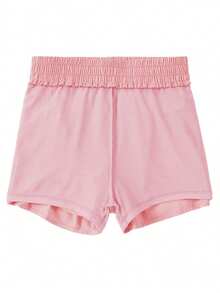 Eassivo Pantalones cortos deportivos con bolsillo con cremallera - Rosa - Ver 3