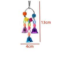 Juguetes para pájaros y loros, columpio, jaula para pájaros, decoración, espejo, escalera, campanas de viento, accesorios para pájaros, juguetes para pájaros - Accesorios 2 - Ver 9