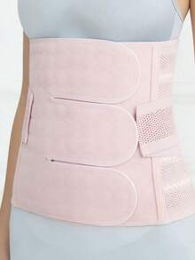 Adjustable Postpartum Support Belt For Cesarean And Natural Childbirth. Abdominal And Waist Support, Recovery. - Pink - View 2