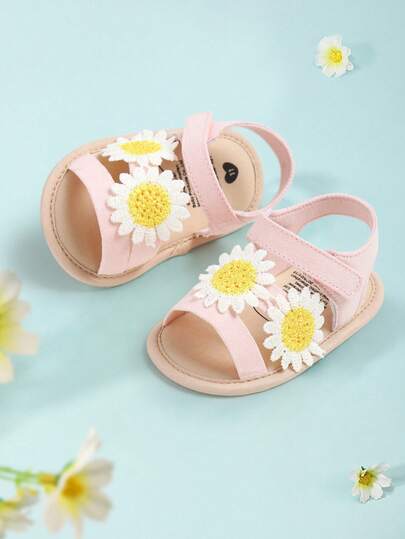 Cute Open Toe Sandals Suitable For Girls & Toddlers, Breathable Lightweight Non-Slip For Indoor & Outdoor Wear, Spring/Summer