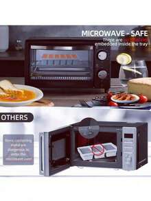 6-Cavity Silicone Tray - Silicone Mold, 1 Set For Preparing And Freezing Various Sauces And Other Dishes, Can Make 6 Pieces Of 1/2 Cup Portion Ice Cubes, Kitchen Supplies, Kitchen Accessories, Home Goods, Essential Household Items, Multifunctional Tool, Gift For Family - 彩色 - 查看 6