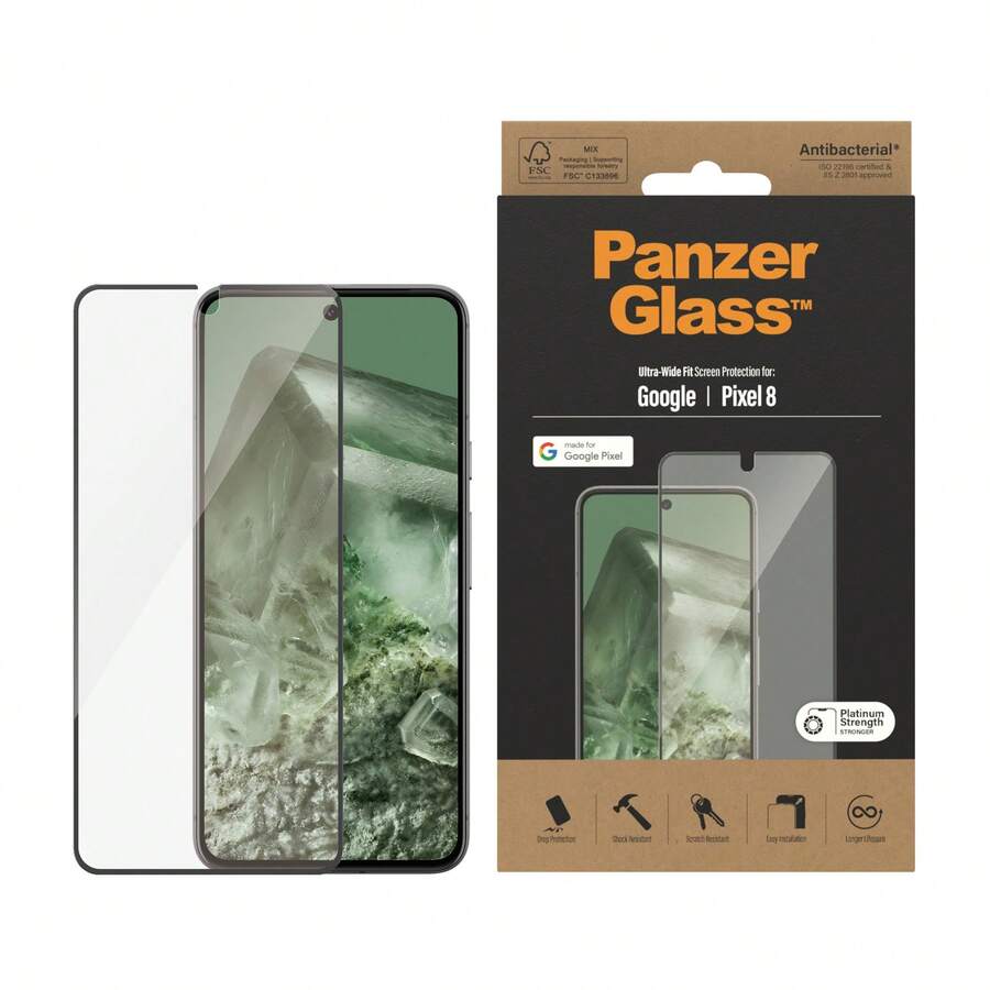 PanzerGlass PG Scrn Prot Google New Pixel 7 UWF Blck Protector de pantalla 1 pieza(s) - Negro - Ver 1