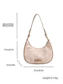 Women's Crescent Moon Bag, Niche Design, High-End Underarm Bag, Fashionable Versatile Shoulder Crossbody Bag - Multicolor - View 2