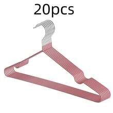 1/10/20pcs Thickened Dip-Dyed Clothes Hangers, New Thick Hangers, Adult Hangers, Dip-Dyed Non-Slip Seamless Drying Racks, Children Hangers - Multicolor - View 26