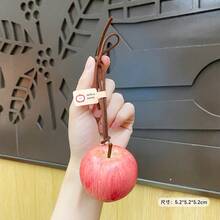 1个逼真的绿红苹果钥匙扣 - 挤压玩具 - 软萌玩具 - 柔软玩具 - 解压玩具 - 史迪奇玩具 - 旅行玩具 - 课堂解压玩具 - 迷你洗澡玩具 - 圣诞文具减压球，生日礼物，完美礼物，礼品，玩具，游戏，复活节礼物，圣诞节礼物，万圣节礼物，平安夜礼物 - 彩色 - 查看 12