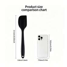 1/2/3/5pcs Heat-Resistant Silicone Baking Spatula, Non-Stick Kitchen Scraper, Cake Cream Scraper, Ergonomic Cooking Mixing Utensil, All-In-One Durable Modern Kitchen Supplies, Professional Chef Essential - Multicolor - View 6