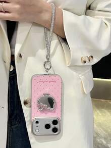 SANRIO 1 chiếc ốp lưng mềm IMD hình trái tim mini sang trọng thời trang cho iPhone 17/17Pro/17PM, 16/16Pro/16PM, 15/15Pro/15PM, 14ProMax/14Pro/14, 13ProMax/13Pro/13, 12ProMax/12Pro/11/11ProMax, SE - Ốp bảo vệ điện thoại chống sốc - Nhiều màu - Xem 2