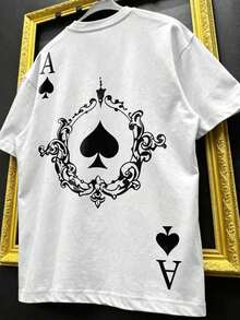Manfinity Men's Printed Drop Shoulder T-Shirt - Grey - View 3