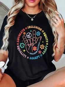 Women T-Shirts - Black - View 7