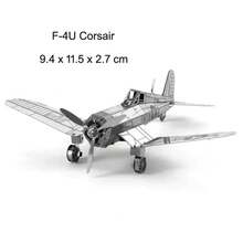 Rompecabezas de Metal 3D militar J-20 J-10B SU-34 KA-50 Fighter UFO RAH-66 helicóptero DIY hecho a mano montar modelo rompecabezas - 172 - Ver 16