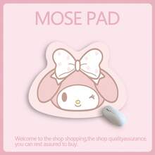 1个三丽鸥授权可爱卡通鼠标垫，双面仿皮材质，适用于Hello Kitty、My Melody、Cinnamoroll等卡通形象，防滑橡胶底座，经久耐用，适用于游戏和办公桌，可爱甜美，防水防滑防污，是生日和节日送给女性的理想礼物，趣味设计，耐用，男女通用 - 多色 - 查看 9