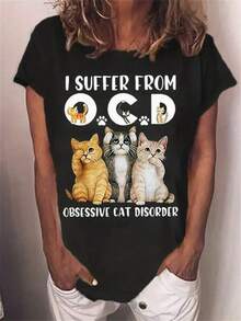 Women T-Shirts - Black - View 7