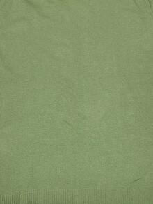Vivi Women's Plus Size Wool Sweater For Cold Weather, Basic Knit, Long Sleeve - Mint Green - View 4