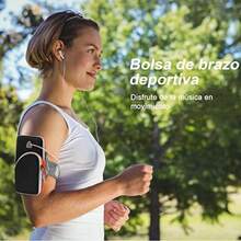 atolla Porta Celular para Correr, Brazalete Deportivo para Celular, Adecuado para Correr, IR al Gimnasio, Montar en Bicicleta con  14 Pro MAX,  y Otros Teléfonos de hasta 6.5 Pulgadas - verde azulado - Ver 8