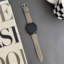 1条男女通用真皮表带，兼容 46mm、49mm、45mm、44mm、42mm、41mm、40mm、38mm，适用于 Series 11、10、9、SE2、SE8、7、6、5、4、3、Ultra2、Ultra的替换表带，休闲表带 - 彩色 - 查看 42