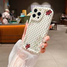 Polka Dot Flower And Ladybug Pattern 17 PROMAX Phone Case, Suitable As Birthday And Christmas Gift For Couples, Girlfriends, Daughters, Teenagers - Multicolor - View 4