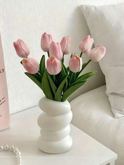 New Plastic Spiral Vase Flower Holder, Nordic Style Creative Flower Stand, Glazed Melamine Flower Pot, Romantic Wedding Decor, Suitable As Graduation/Birthday/Holiday Gift For Girlfriend/Boyfriend/Mom, Home Decor, World Cup Gift, Graduation Gift, Wedding Gift, Back To School Gift