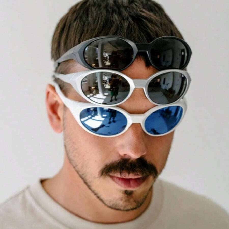 Unisex Polarized Sports Goggles Windproof Outdoor Cycling UV Protection Glasses - 彩色 - 查看 1
