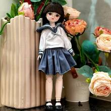Muñeca de 30cm de alto valor, conjunto de ropa de bebé BJD de 6 puntos, muñeca individual para niña, muñeca de princesa, juguete, regalo de cumpleaños para niños, muñeca articulada con bola - 7 - Ver 9