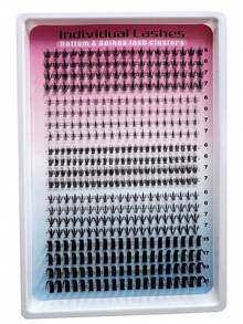 416pcs 5 Gaya Bulu Mata Pendek (Bottom Lash Clusters) Ekstensi Bulu Mata Manga (Manga Lash Clusters) Bulu Mata Berduri (Spike Lashes) Bulu Mata Individual (Individual Lashes) Bulu Mata Bawah Tipis Individual (Wispy Bottom Individual Lashes) 6-21mm Pita Alami (Natural Band Eyelash Clusters) Ekstensi Bulu Mata Bawah (Bottom Lash Extension) Oleh Calphdiar - C - View 9