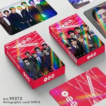 Tarjetas de fotos láser, Mini tarjetas de autorretratos de estrellas K-Pop, Mercancía de fans Tarjetas LOMO - Multicolor - Ver 6