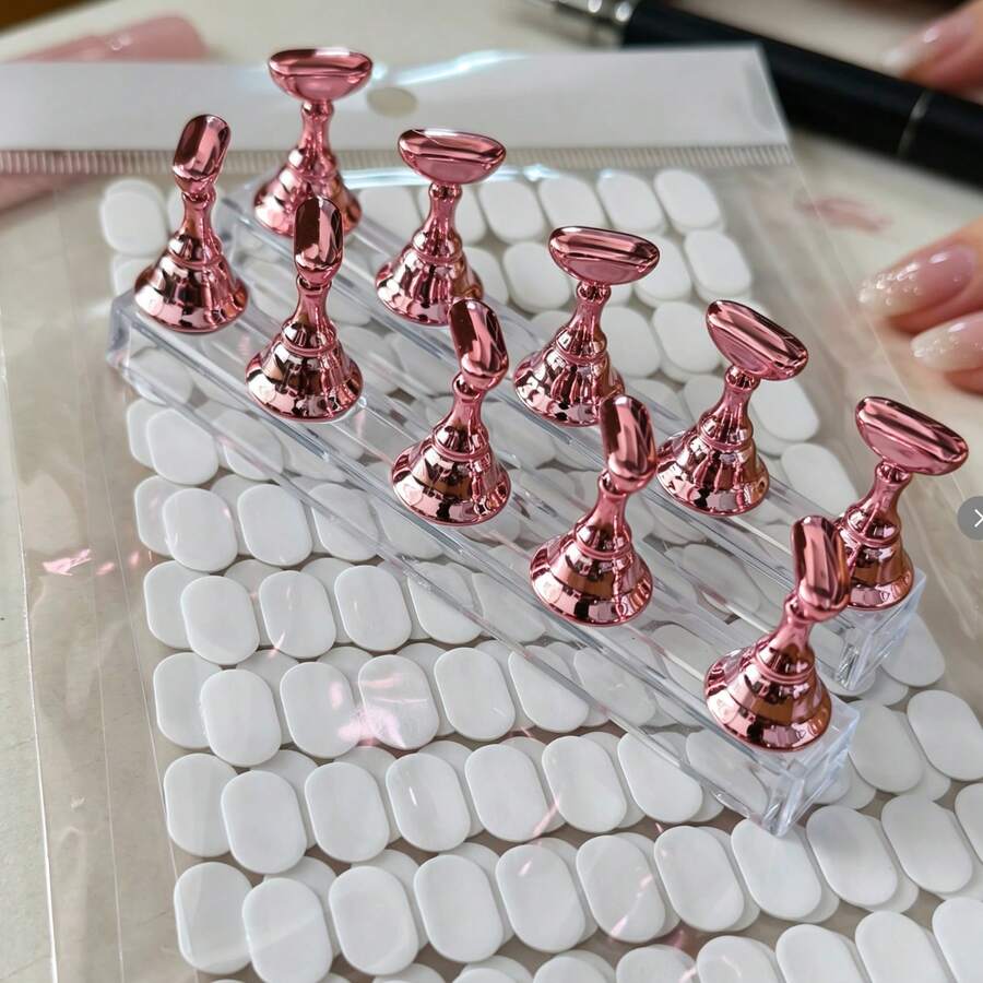 Free Shipping 100/200/400/600pcs Nail Stickers, Double-Sided Transparent Nail Gel, Nail Art Tools, Nail Glue, Clay Nail Tools, Nail Art Supplies, Nail Tools, Nail Art Tools, Back To School, Nail Art, Nail Tools, Press-On Nails Press On Nails Tools Nail Supplies,Essential Tools For Summer Manicures,Local Delivery - Multicolor - View 1