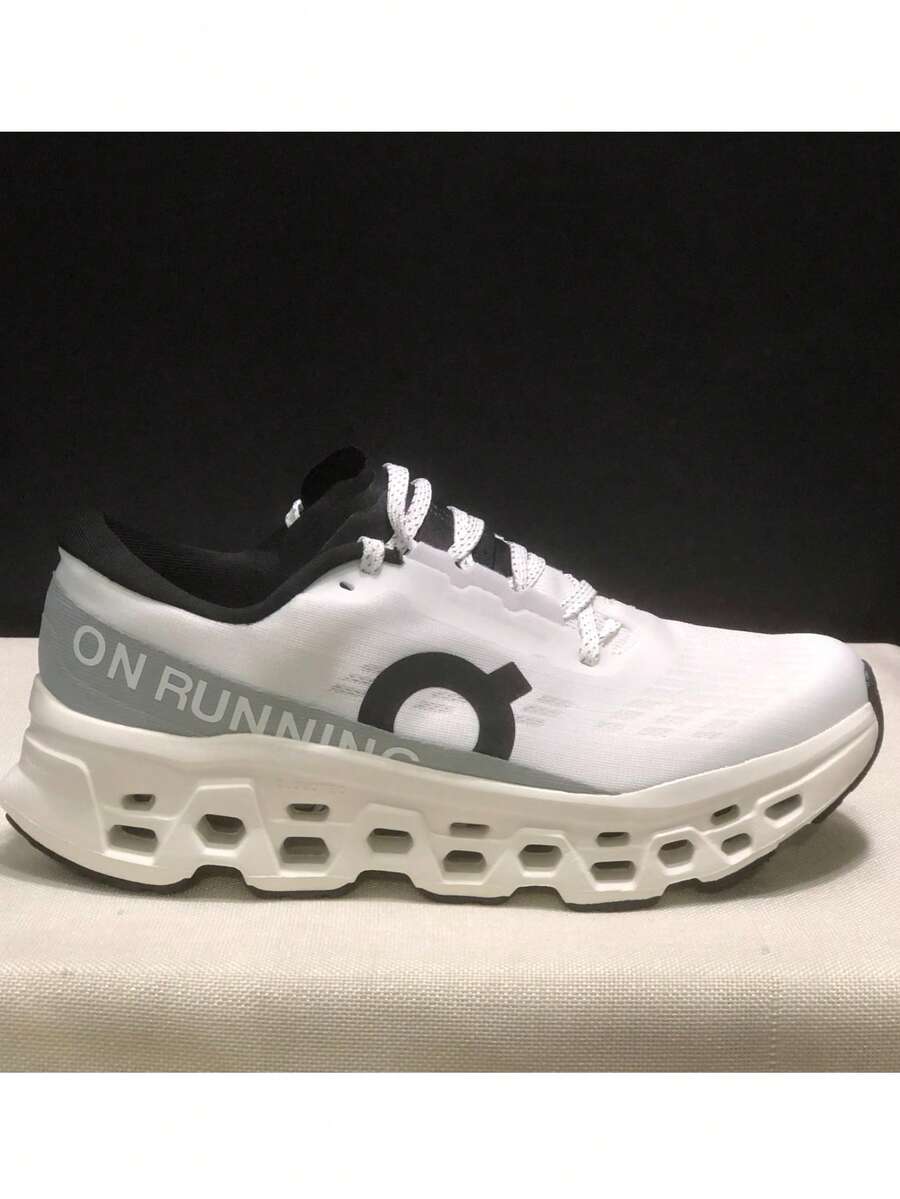On Running Cloudmonster 3 Monster 3 Generation Comfortable Sports Running Shoes For Men And Women - Đen và trắng - Xem 1
