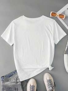 Women T-Shirts - White - View 2