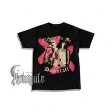 Women T-Shirts - Black - View 8