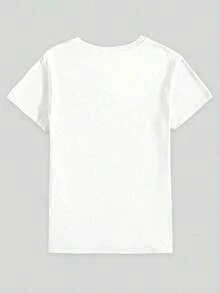 Camiseta de manga corta ajustada con estampado floral casual para mujer, adecuada para el verano, las vacaciones y el transporte diario woman Todo tipo de impresiones, chaqueta, camiseta de cuello redondo, casual, para oficina, para viajar, muy popular, viento deportivo, estampado/patrón, camiseta de algodón 100%, camiseta casual, cómoda, suave, transpirable The latest popular bestseller - Blanco - Ver 2