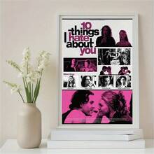 1pc Poster Print: Frameless Canvas Painting, Titled "Ten Things I Hate About You": A Visual Artwork That Weaves Romance And Conflict Together, Showcasing The Complex Emotional Entanglements Between Characters,Suitable For Room Decor,Bedroom Decor, Wall Decor, Living Room Decor, Room Accessories,Office Decor,Bathroom Decor,Kitchen Decor,Western Decor, Fashion Home Decor, It Is The Perfect Gift For Him/Her, Friend Gift, Multiple Sizes To Choose From - A - View 12