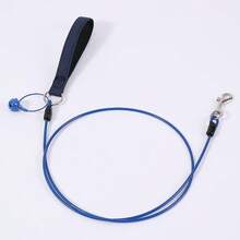 Dây xích bằng thép không gỉ với tay cầm thoải mái, chất liệu nylon chống cắn, phù hợp cho chó nhỏ, vừa và lớn. - Nhiều màu - Xem 13
