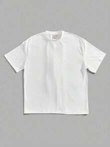 Camiseta Oversize para Hombre  en Blanco con Estampado de Números - Blanco - Ver 3