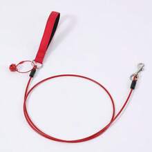 Dây xích bằng thép không gỉ với tay cầm thoải mái, chất liệu nylon chống cắn, phù hợp cho chó nhỏ, vừa và lớn. - Nhiều màu - Xem 14
