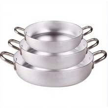 3-teilige Antihaft-Bratpfanne| 24-28-32cm Aluminium| Pfannen-Set für die Küche zu Hause| Leicht zu reinigender Universalherd - Übersicht 1