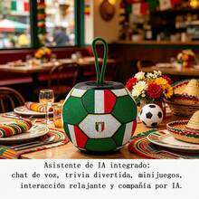 Echo Dot modelo más nuevo con Alexa e IA, Mundial de Fútbol 2026 parlante portátil bonito Bluetooth, conexión Bluetooth, calidad de sonido clara para fútbol, ideal en México para la Selección Nacional de México. - Ver 12